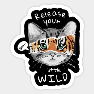 Roar cat Sticker